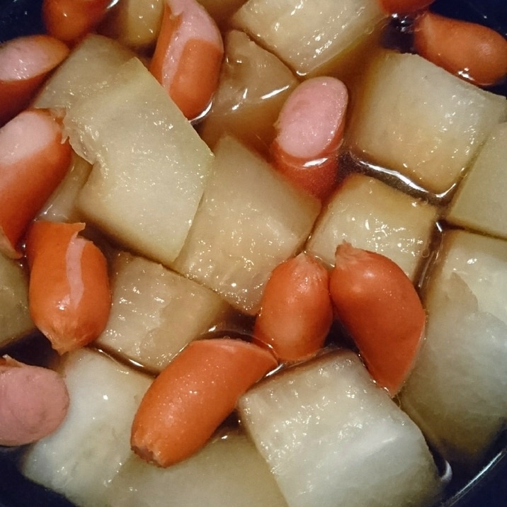冬瓜とウインナーの簡単煮